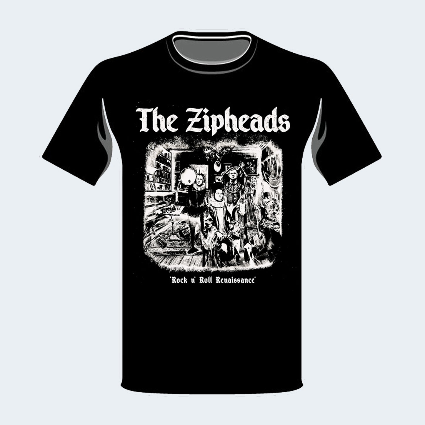 'Rock'n'Roll Renaissance' Black T-Shirt