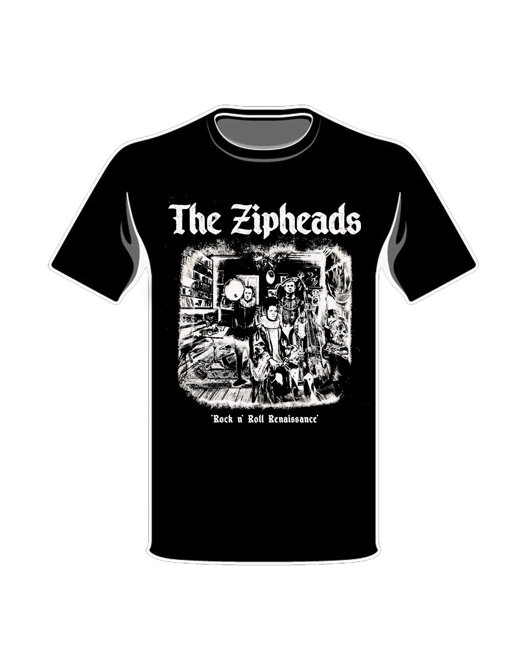 'Rock'n'Roll Renaissance' Black T-Shirt