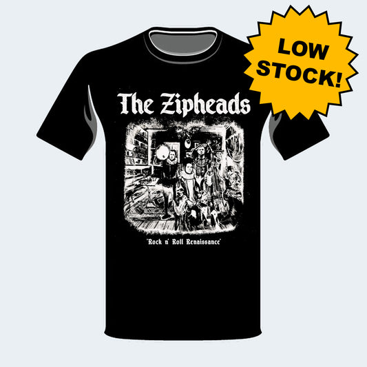 'Rock'n'Roll Renaissance' Black T-Shirt