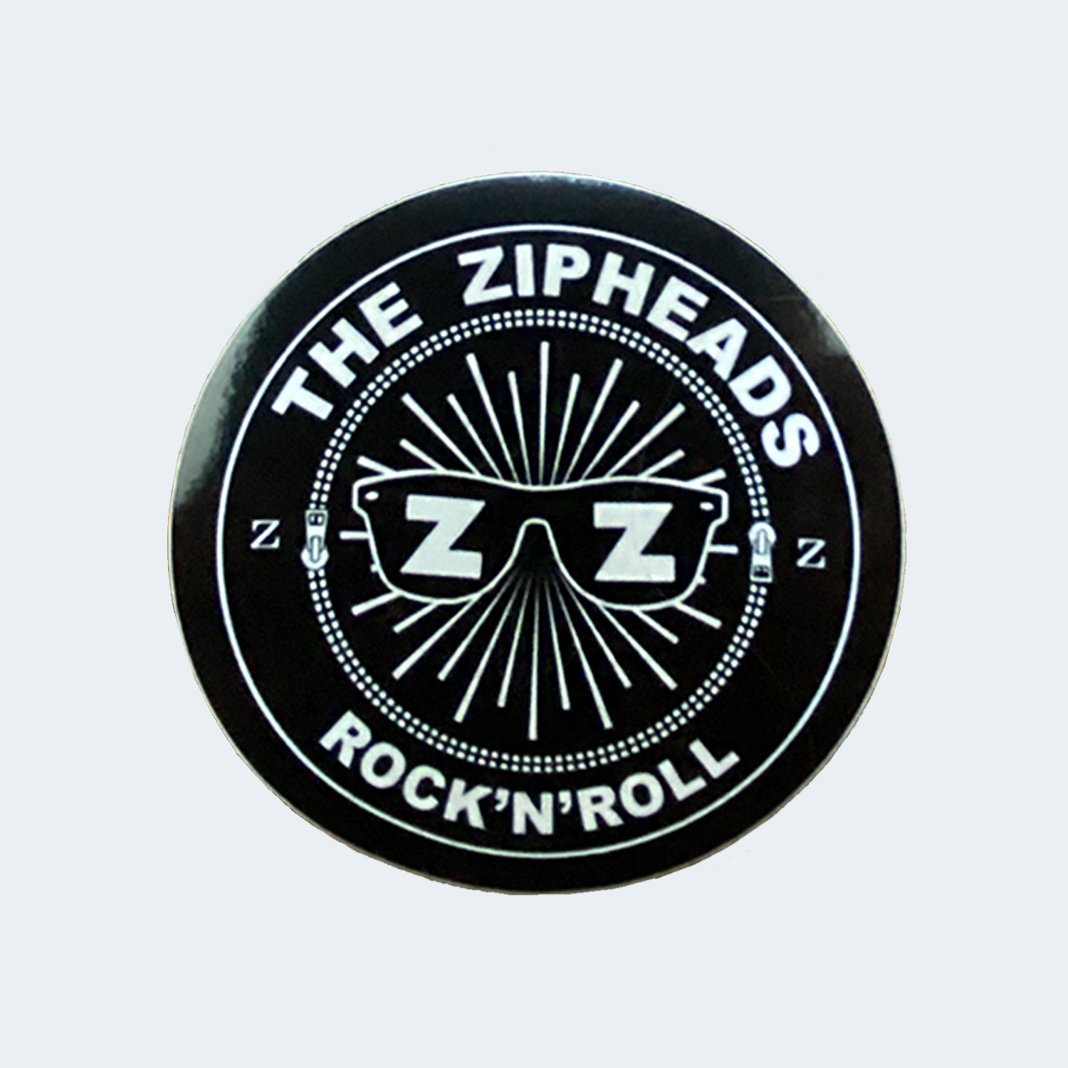 Rocking R Logo Sticker 'Rock'n'Roll' Logo Sticker – The Zipheads