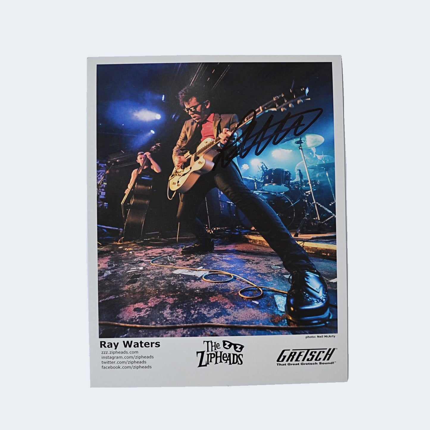 Signed Official Gretsch Artist Card